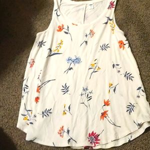 Floral tank top